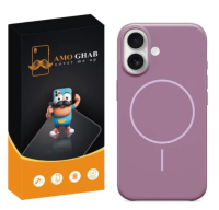 کاور عمو قاب مدل سیلیکونی پاک کنی مگ سیف دار مناسب برای گوشی موبایل اپل iPhone 16